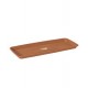 Plato rectangular terra 77x23 cm