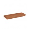 Plato rectangular terra 77x23 cm